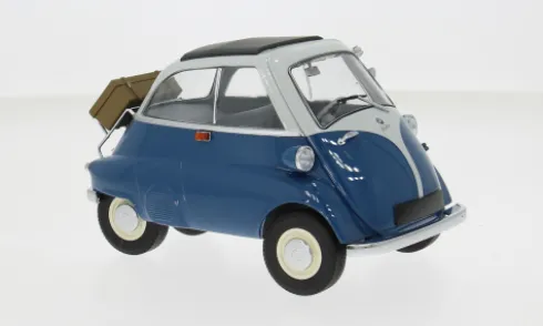 BMW Isetta, blau/weiss, 1955, 1:18, Minichamps