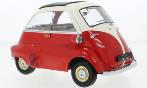 BMW Isetta, rot/weiss, 1959, 1:12, KK Scale