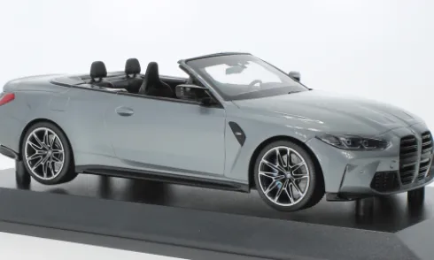 BMW M4 Cabriolet, grau, 2020, 1:18, Minichamps