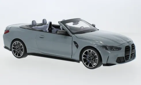 BMW M4 Cabriolet, grau, 2020, 1:18, Minichamps