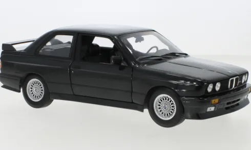 BMW M3 (E30), schwarz, 1987, 1:18, Minichamps