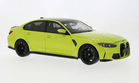 BMW M3 (G81), gelb, 2024, 1:18, Minichamps