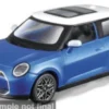 BMW Mini Coupe SE, blau/weiss, 1:43, Maisto