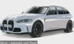BMW M3 Touring, dunkelgrau, 2023, 1:43, Bburago