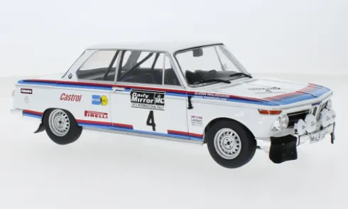 BMW 2002, Rallye WM, RAC Rally, 1973, #4, B.Waldegard/H.Thorszelius, 1:18, IXO