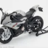 BMW S1000 RR, grau, 1:12, Welly