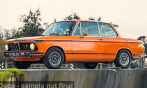 BMW 2002 Tii, orange, 1971, 1:18, Solido