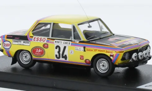 BMW 2002 Ti, Rallye WM, Rallye Monte Carlo, 1975, #34, P.Bos/C.Durkaleck, 1:43, Trofeu