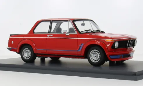 BMW 2002 turbo, rot, 1973, 1:18, Spark