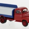 Borgward B 1500 Getränkeaufbau, rot/blau, 1954, 1:87, Brekina