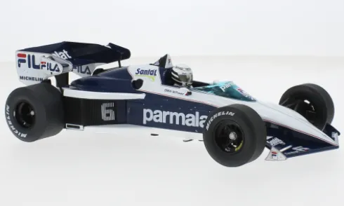 Brabham BT52, Formel 1, GP Südafrika, 1983, Parmalat, #6, R.Patrese, 1:18, MCG