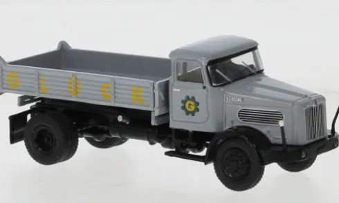 Büssing Commodore SAK Kipper, 1963, Glück, 1:87, Brekina