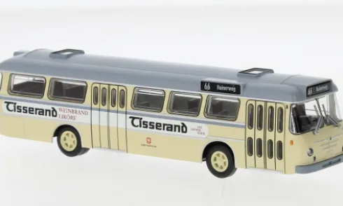 Büssing Senator 12 D, 1962, Frankfurt - Tisserand, 1:87, Brekina