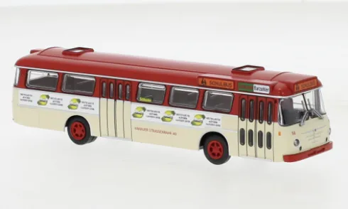 Büssing Senator 12 D, 1962, Hanau - Nette Leute, 1:87, Brekina