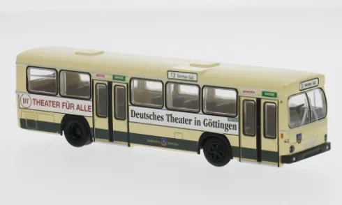 Büssing BS 110 V, 1970, Göttingen - Deutsches Theater, 1:87, Brekina