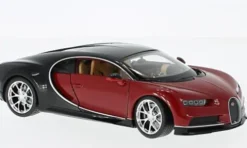 Bugatti Chiron, dunkelrot/schwarz, 2016, 1:24, Welly