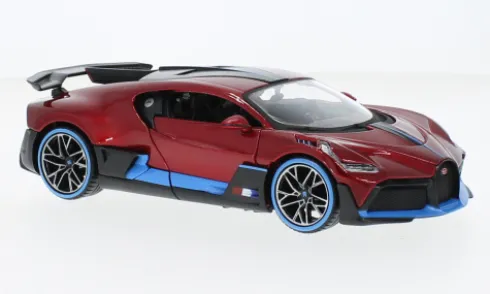 Bugatti Divo, rot/hellblau, 2024, 1:24, Maisto