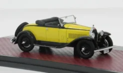 Bugatti Type 40 Roadster, gelb/schwarz, 1929, 1:43, Matrix