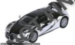 Bugatti Veyron 16.4, silber, 2005, 1:64, Majorette