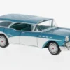 Buick Century Caballero, dunkeltürkis/weiss, 1957, 1:87, Brekina