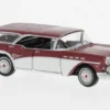 Buick Century Caballero, dunkelrot/weiss, 1957, 1:87, Brekina