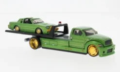 Buick Flatbed, grün/gold, 1987, 1:64, Maisto