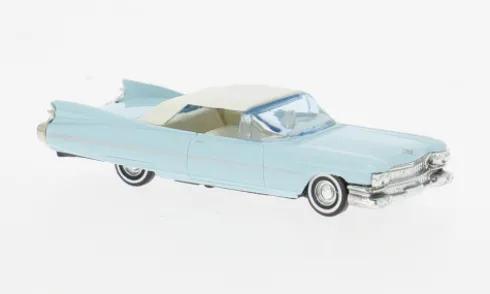 Cadillac Eldorado, hellblau/weiss, 1959, 1:87, Busch