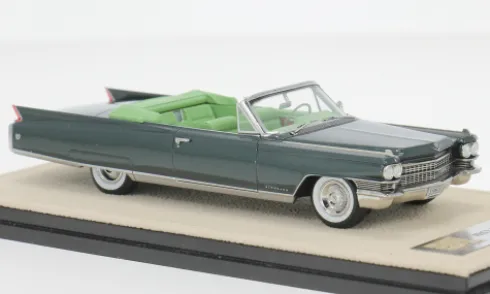 Cadillac Eldorado Biarritz, dunkelgrün/hellgrün, 1963, 1:43, Stamp Models