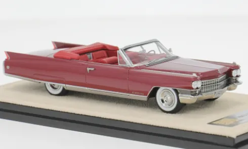 Cadillac Eldorado Biarritz, rot/weiss, 1963, 1:43, Stamp Models