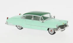 Cadillac Fleetwood, hellgrün/dunkelgrün, 1955, 1:87, Brekina