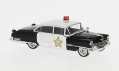 Cadillac Fleetwood, 1955, Sheriff, 1:87, Brekina