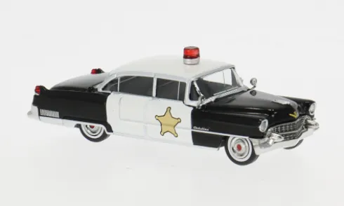 Cadillac Fleetwood, 1955, Sheriff, 1:87, Brekina