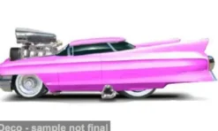 Cadillac, pink, 1961, 1:64, Maisto