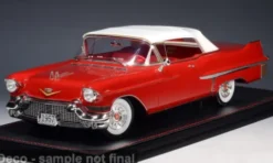 Cadillac Series 62 Convertible, rot/weiss, 1957, 1:18, Stamp Models