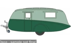 - Caravan, dunkelgrün/hellgrün, 1:76, Oxford