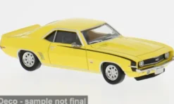 Chevrolet Camaro, gelb, 1969, 1:87, Brekina