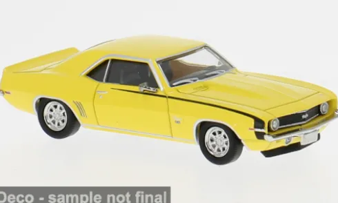 Chevrolet Camaro, gelb, 1969, 1:87, Brekina