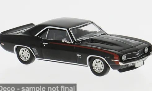 Chevrolet Camaro, schwarz, 1969, 1:87, Brekina