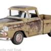 Chevrolet Apache Fleetside Pick Up, dunkelbeige/Dekor, 1958, 1:24, Motormax