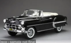 Chevrolet Bel Air OpenConvertible, schwarz, 1953, 1:18, Sun Star