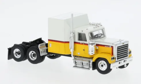 Chevrolet Bison, weiss/gelb, 1980, 1:87, Brekina