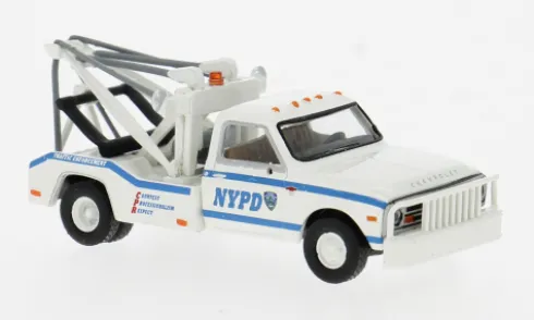 Chevrolet C 30 Abschleppwagen, 1968, NYPD, 1:87, Brekina