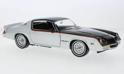 Chevrolet Camaro RS, silber/schwarz, 1979, 1:18, Greenlight