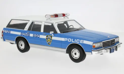 Chevrolet Caprice Estate Wagon, 1985, NYPD - New York Police Department, 1:18, MCG