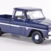 Chevrolet C10 Fleetside Pick Up, dunkelblau, 1966, 1:24, Motormax