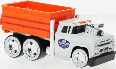Chevrolet C-60 Grain Truck, weiss/silber, 1966, 1:64, Maisto