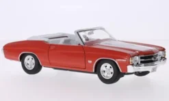 Chevrolet Chevelle SS 454 Convertible, orange/weiss, 1971, 1:24, Welly