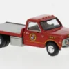 Chevrolet Chevrolet C30 Plattform, rot, 1968, Foam 17, 1:87, Brekina