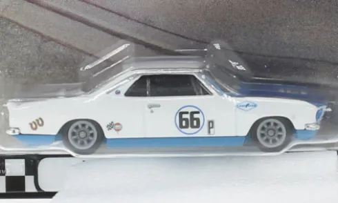 Chevrolet Corvair Yenko Stinger, weiss/blau, 1:64, Hot Wheels Premium