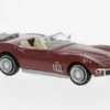 Chevrolet Corvette C3, dunkelrot, 1967, 1:87, Brekina